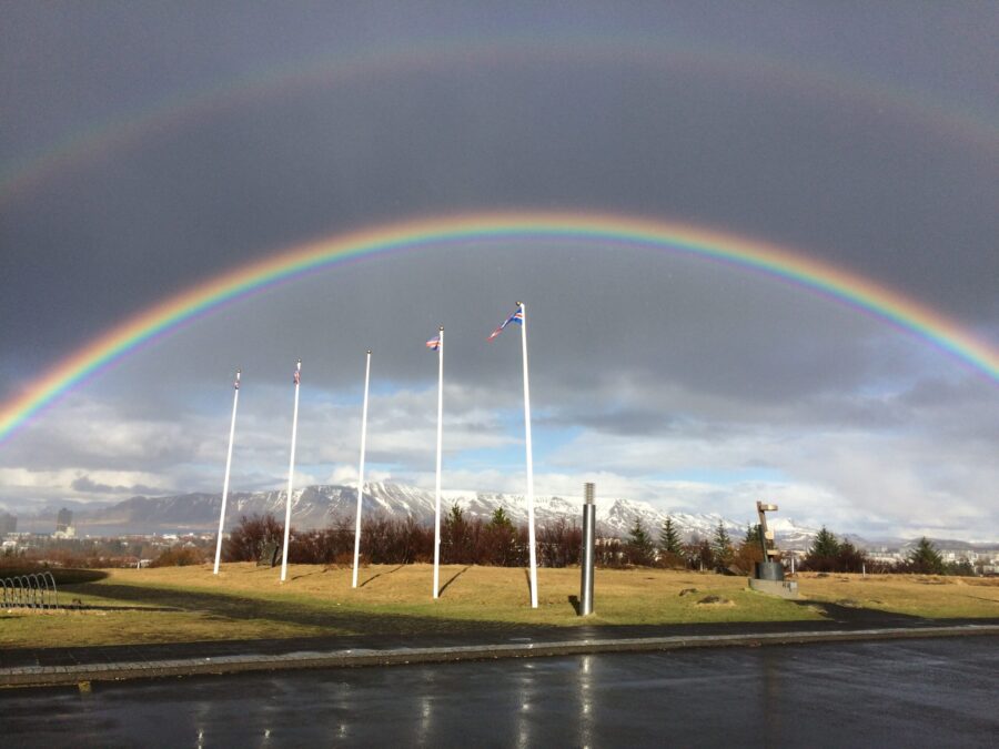 Perlu regnbogi © Larus Jón - einkasafn